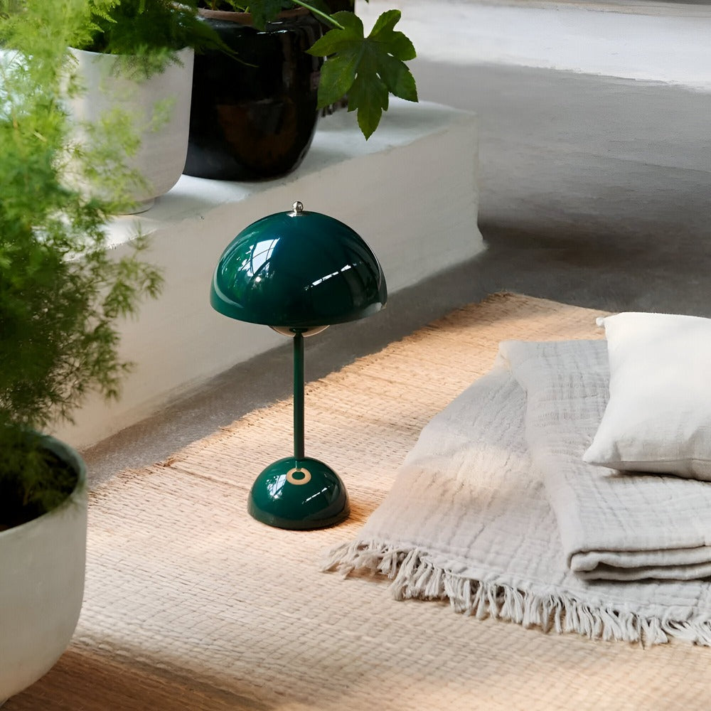 Elegant Glow - Modern Touch LED-Bordslampa med Svamp