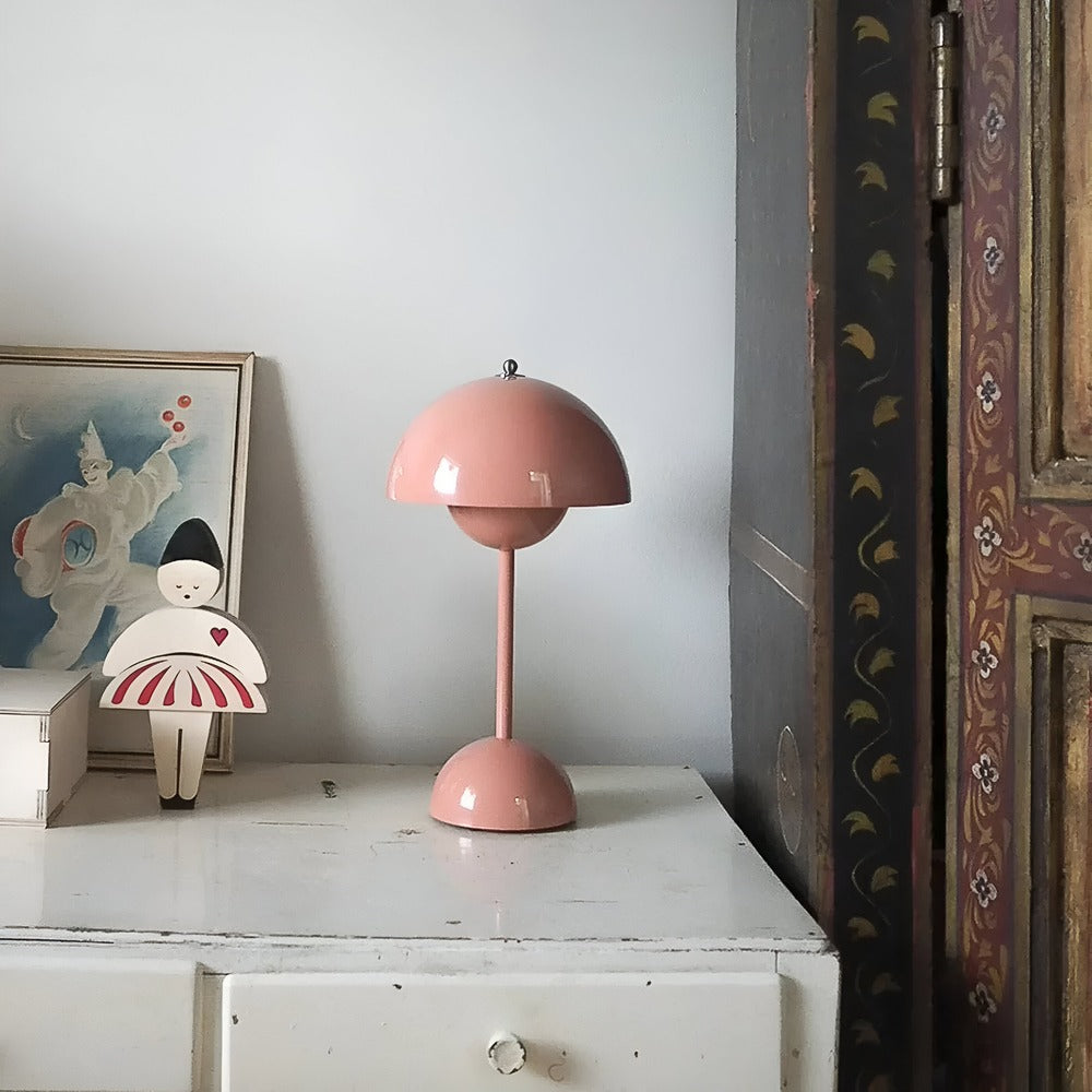 Elegant Glow - Modern Touch LED-Bordslampa med Svamp