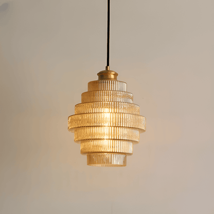 Curve - Arkaisk Ljuskrona med Trappstegsformad Design