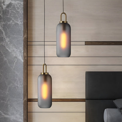 GlassGleam Taklampa - Enkelsidig Vintage Glasglobslampa