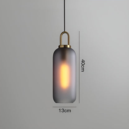 GlassGleam Taklampa - Enkelsidig Vintage Glasglobslampa
