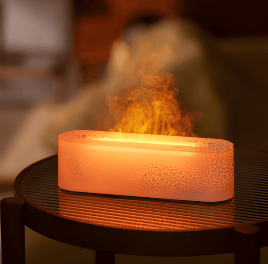 GloMist Luftfuktare - 7 Färgskiftande LED-lampor och USB-driven Aromdiffusor