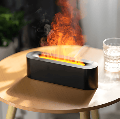 GloMist Luftfuktare - 7 Färgskiftande LED-lampor och USB-driven Aromdiffusor