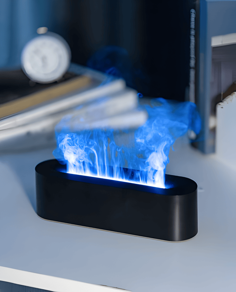 GloMist Luftfuktare - 7 Färgskiftande LED-lampor och USB-driven Aromdiffusor