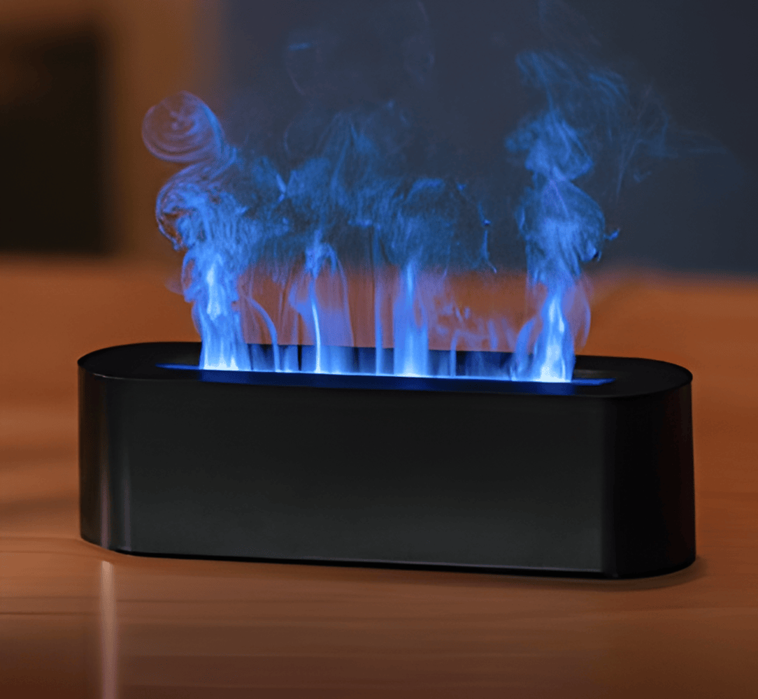 GloMist Luftfuktare - 7 Färgskiftande LED-lampor och USB-driven Aromdiffusor