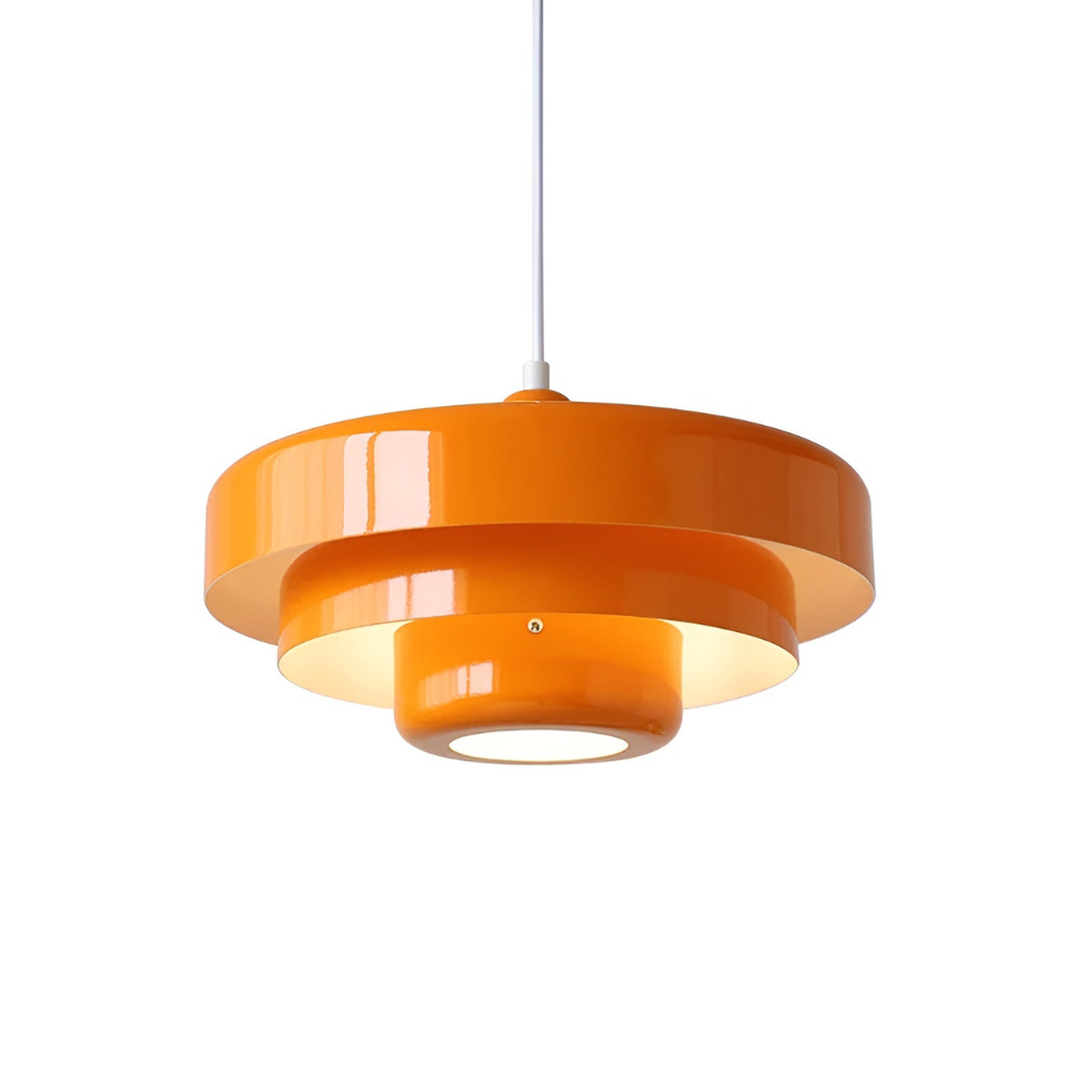 LUNARO - Orangefärgad vintage taklampa för taket