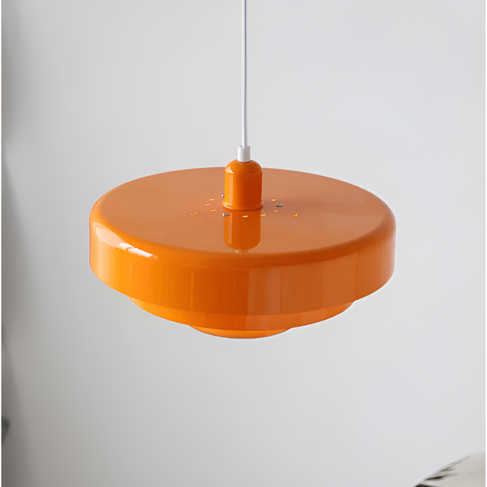 LUNARO - Orangefärgad vintage taklampa för taket