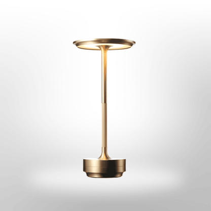 LumaLight Sladdlös Designlampa: USB-Laddningsbar, Touchstyrd Bordslampa för Stämningsbelysning