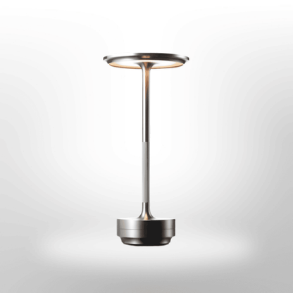 LumaLight Sladdlös Designlampa: USB-Laddningsbar, Touchstyrd Bordslampa för Stämningsbelysning