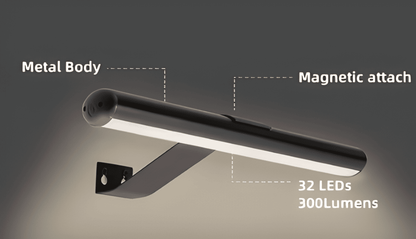 MagniLite Vägglampa - 120° Roterbar Sladdlös Vägglampa - USB-Laddningsbar Vägglampa LED
