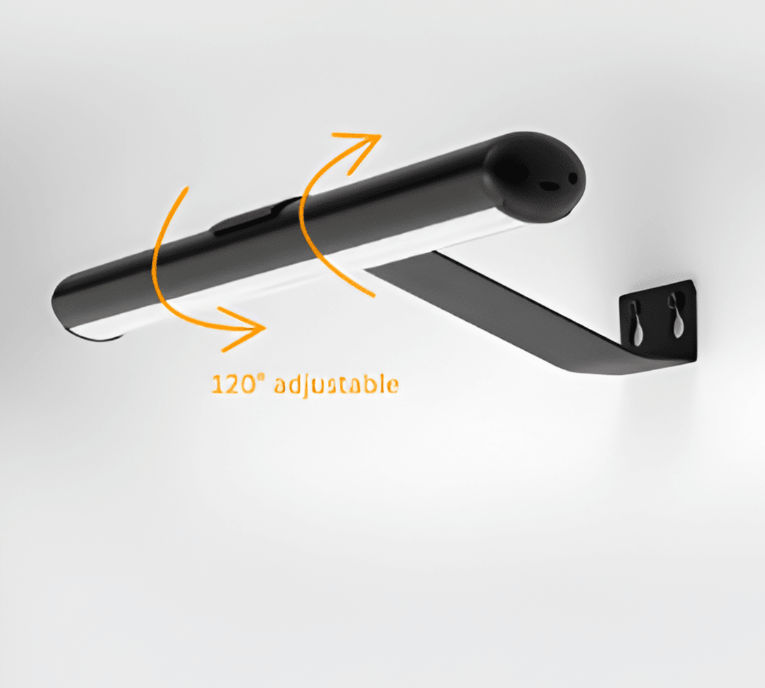 MagniLite Vägglampa - 120° Roterbar Sladdlös Vägglampa - USB-Laddningsbar Vägglampa LED