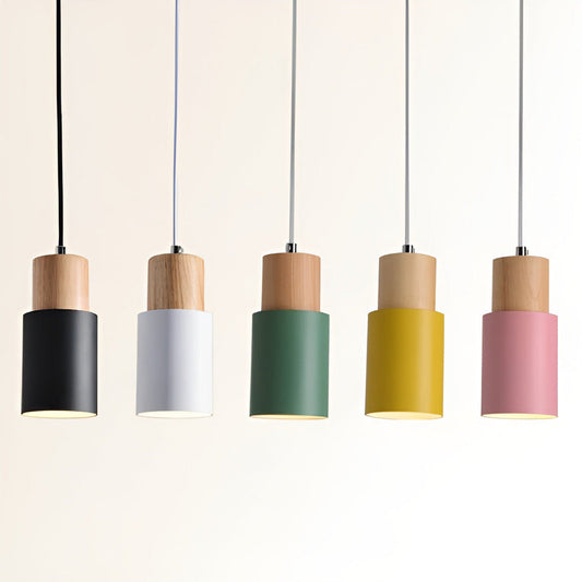 MiniCylinder taklampa - Minimalistisk Makronpendel i Aluminium