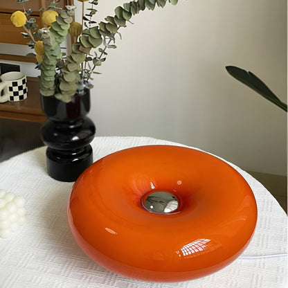 Orange Munklampa - Nordisk Munklampa i Glas - Vägglampa och Bordslampa