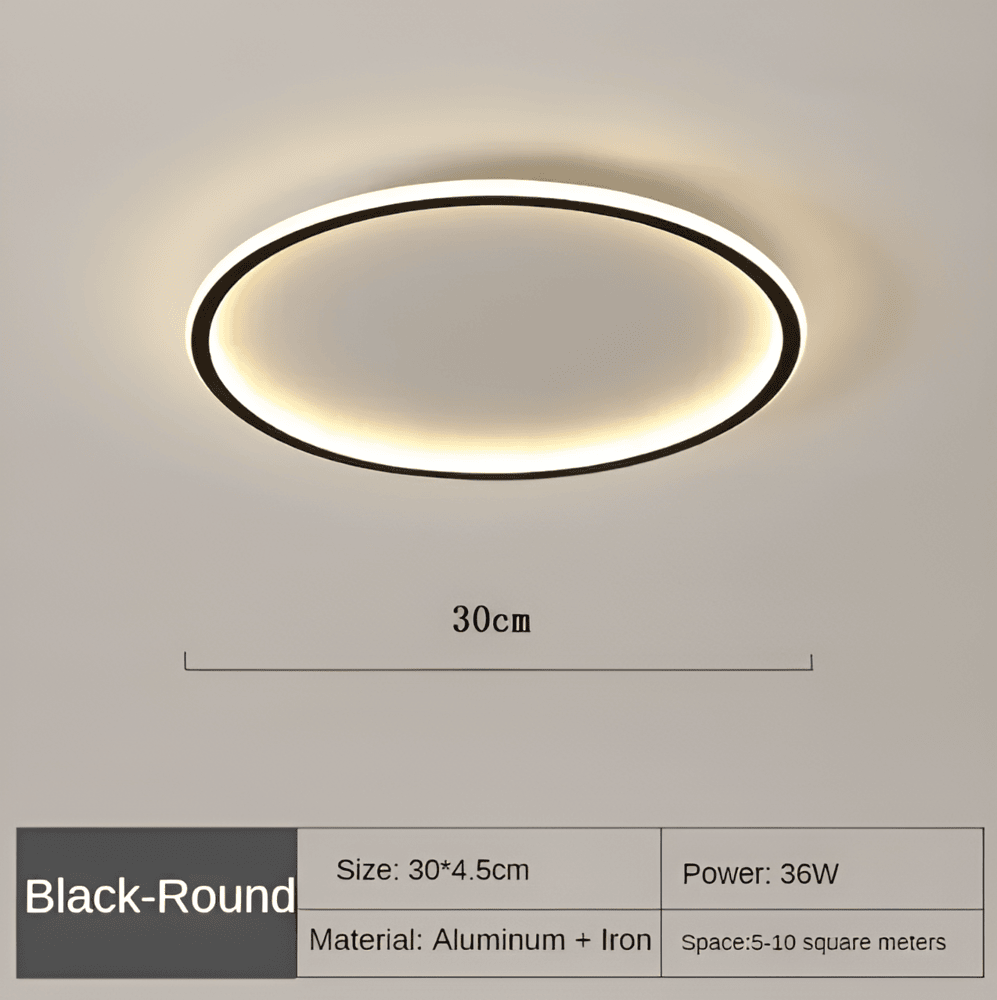 Radiant Orbit - Rund Dimbar LED-Taklampa