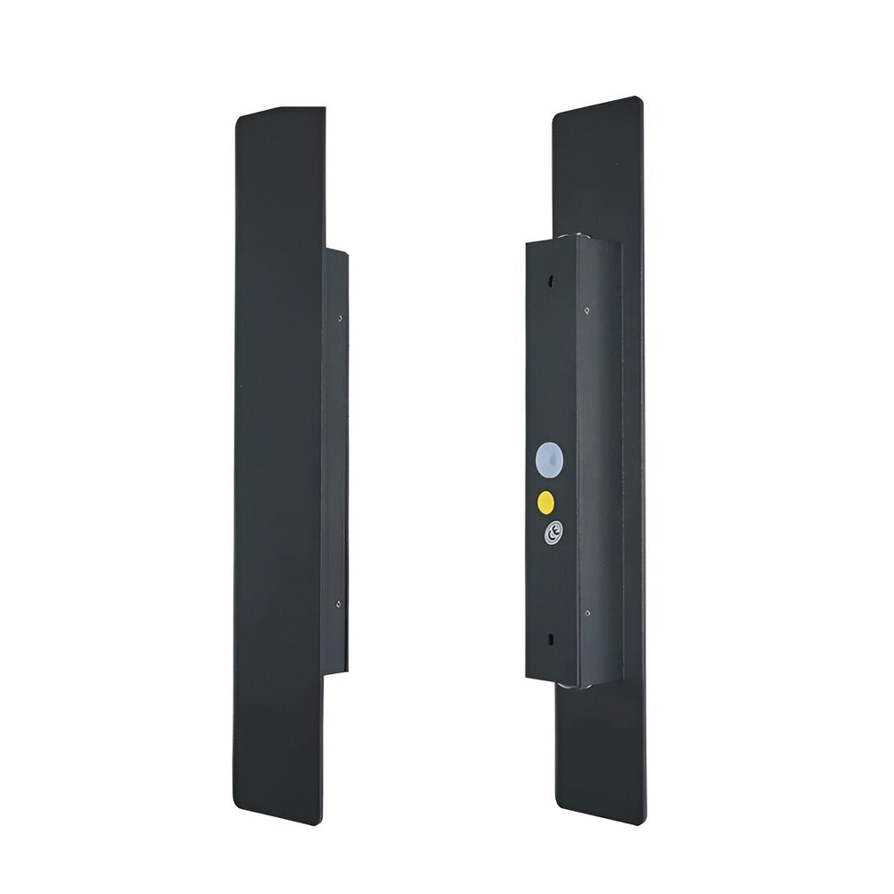 Rectangle WallLight - Rektangulär Vägglampa i Svart Aluminium För Inomhus- och Utomhusbruk