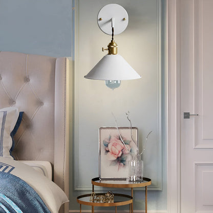 Retro Vintage Vägglampa - Vintageinspirerad Vägglampa med kon i Metall