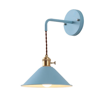 Retro Vintage Vägglampa - Vintageinspirerad Vägglampa med kon i Metall