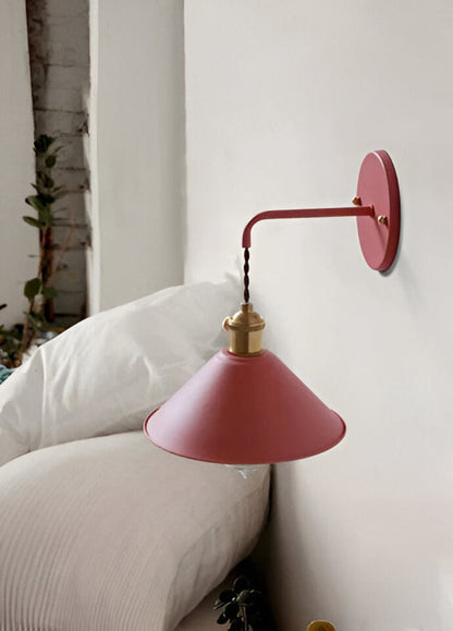 Retro Vintage Vägglampa - Vintageinspirerad Vägglampa med kon i Metall