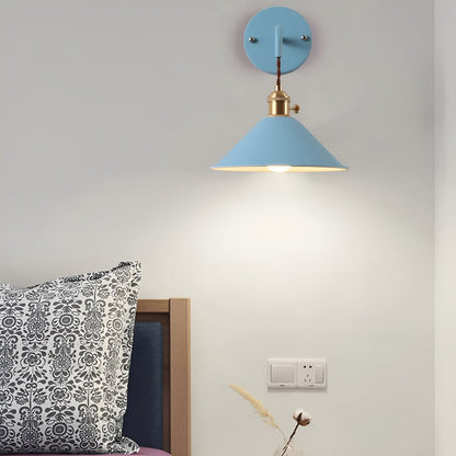 Retro Vintage Vägglampa - Vintageinspirerad Vägglampa med kon i Metall