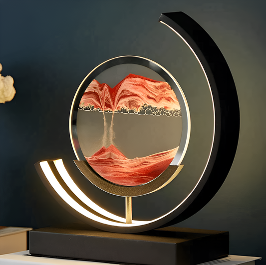 Sand Glow – sandlampa med app och fjärrkontroll – dimbar med 3 ljusfärger