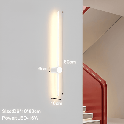 Streamline - Linjär LED-Vägglampa i Skandinavisk Stil