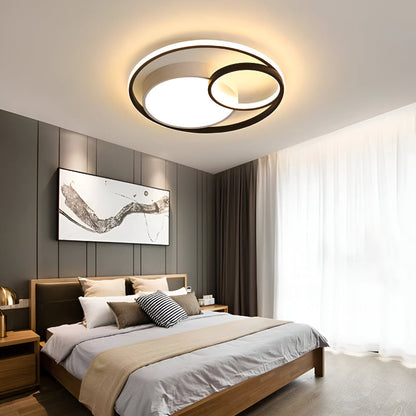 TriCircula Taklampa - Modern Rund Dimbar LED Taklampa