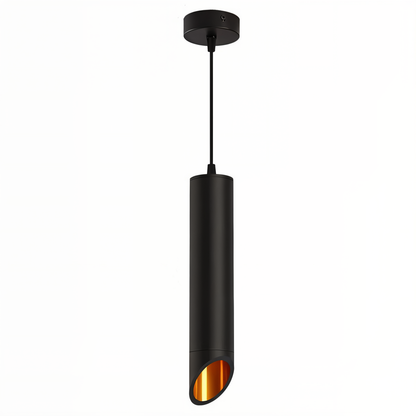 Uniqlux Tube Taklampa - Modern LED-Pendellampa i Svart/Vit Aluminium