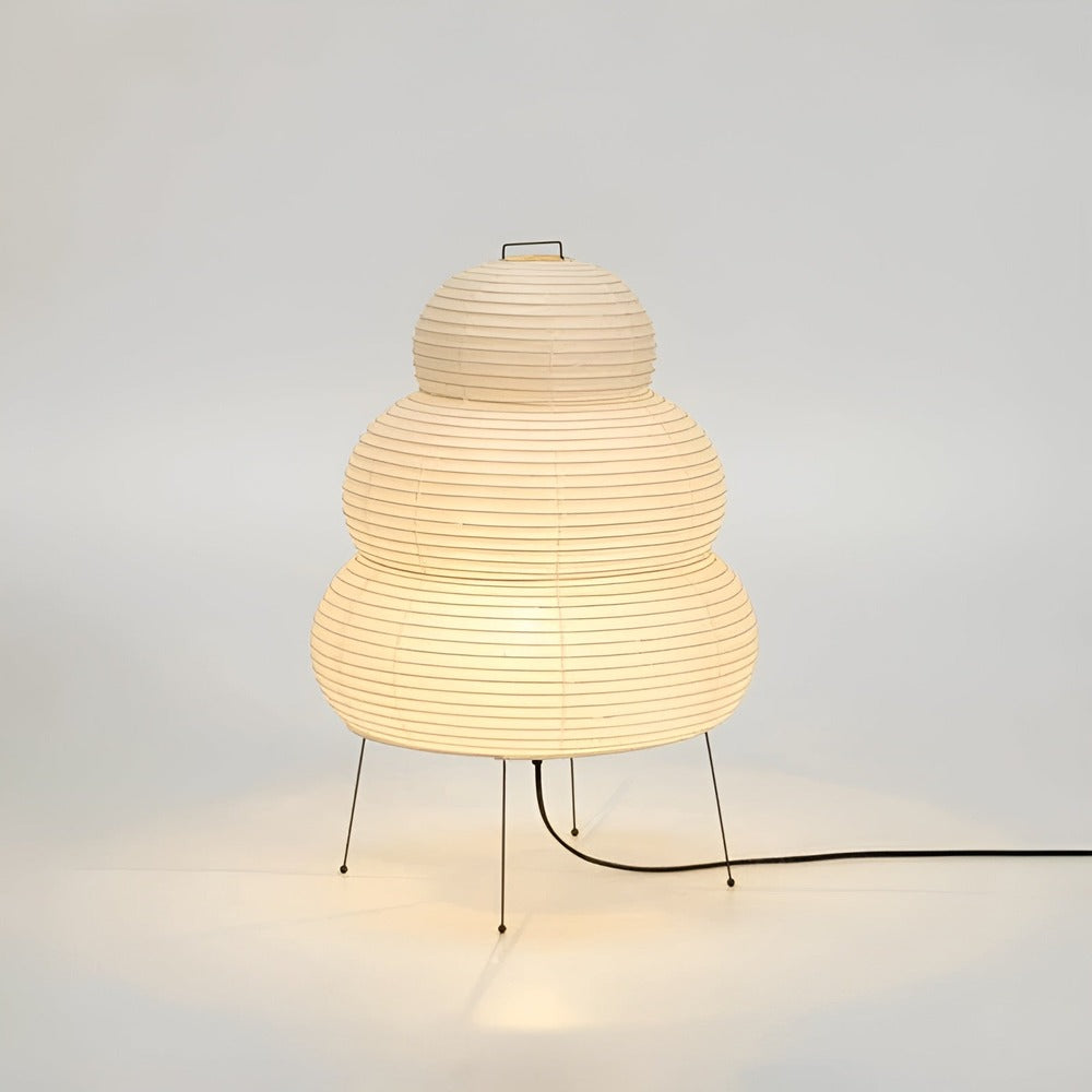 Zen Glow - Japaninspirerad Golvlampa Tillverkad av Rispapper