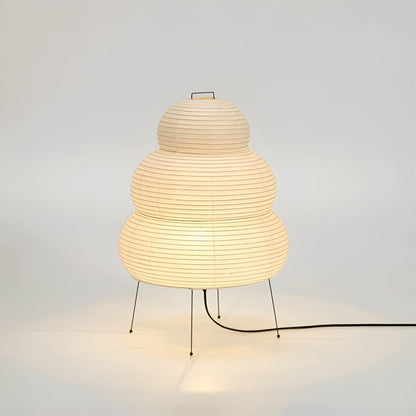 Zen Glow - Japaninspirerad Golvlampa Tillverkad av Rispapper