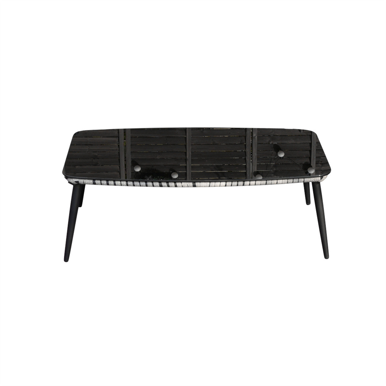 Direct Wicker Aluminum Frame Wicker Sofa Set with Coffee Table PAS-1649B