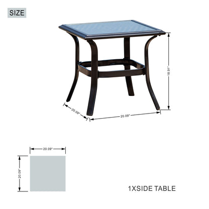 Direct Wicker Exquisite Side Table Minimalist Elegant PAS-2020-SideTable-BK