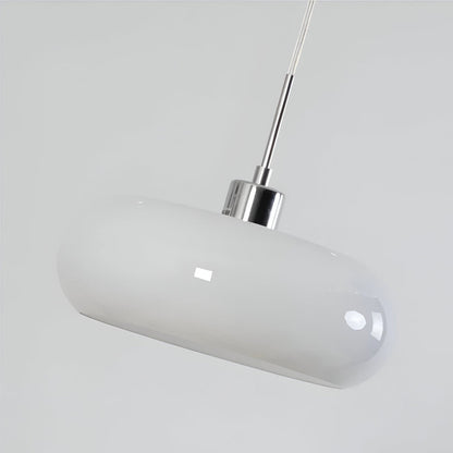 Retro Minimalistisk Bauhaus Glas Pendellampa - Modern Cirkelformad Hänglampa