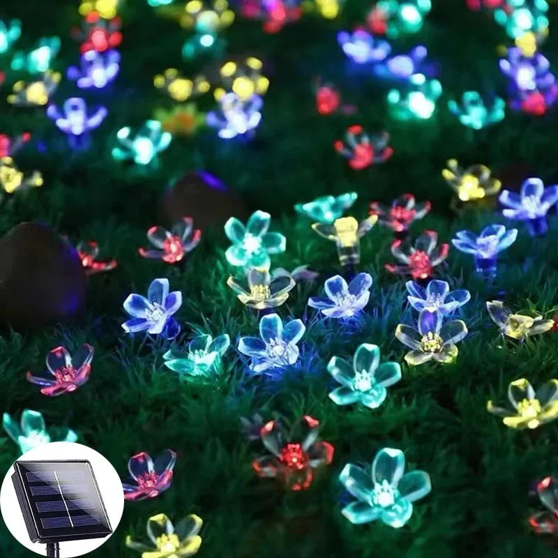 SolarFlora - Solcellsblomma Trädgårdsdekoration