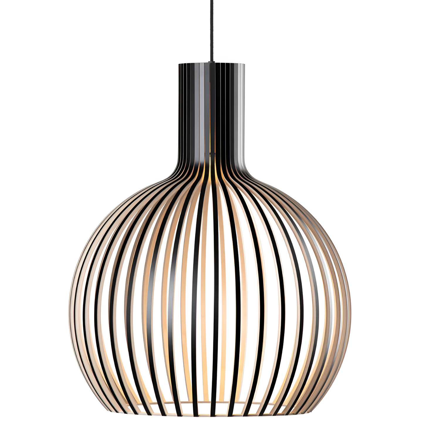 Nordic Wood Taklampa – Vintage Taklampa i Trä med Rustik Design för Vardagsrum