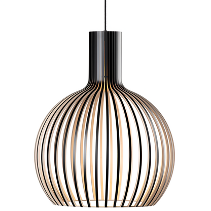 Nordic Wood Taklampa – Vintage Taklampa i Trä med Rustik Design för Vardagsrum