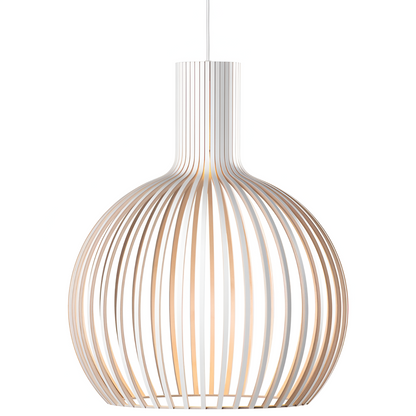 Nordic Wood Taklampa – Vintage Taklampa i Trä med Rustik Design för Vardagsrum