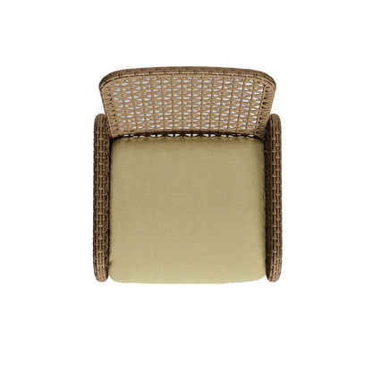 2 Stycken Bondgård Aluminium & Rattan Uteplats Stolar Set i Brunt
