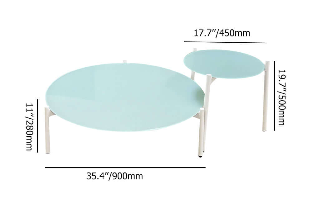 5 Delar Modern Aluminium & Rotting Uteomhus Loungegrupp Med Glasskiva Soffbord