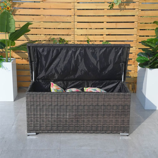 Direct Wicker Kompakt Aluminium Rattan Förvaringsbox Utomhus PA-3256S-I