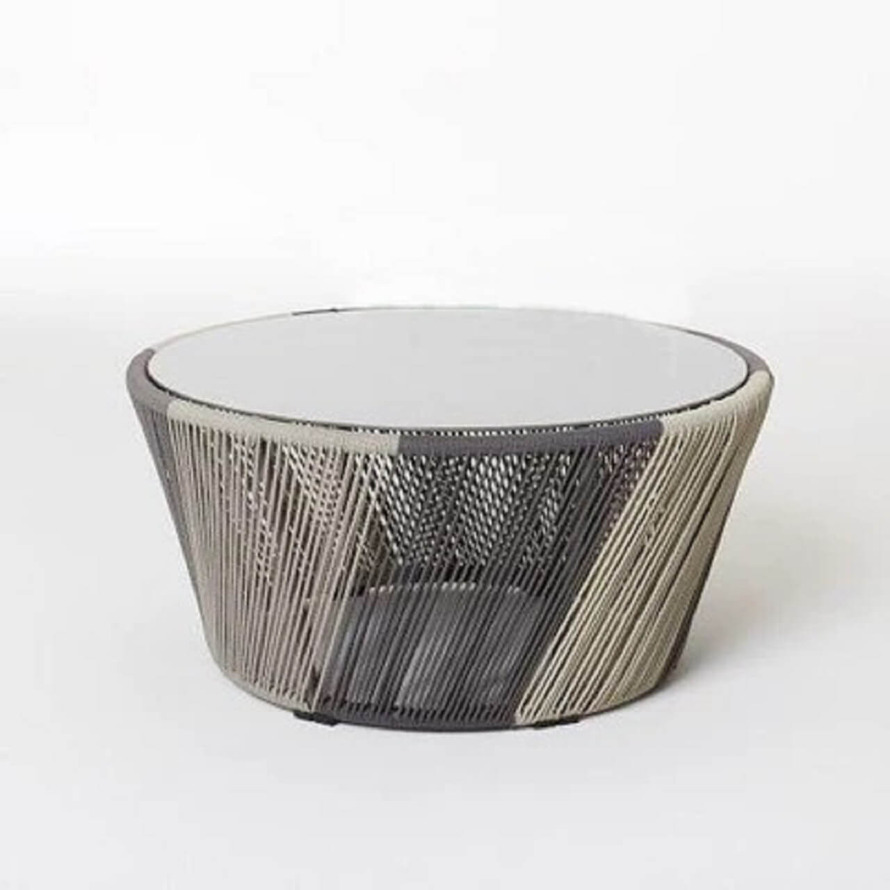 Utomhus PE Rattan Loveseat Med Kuddar Inkluderade Metallben